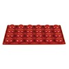 HorecaTraders Siliconen bakvormen rood | 24 vormen