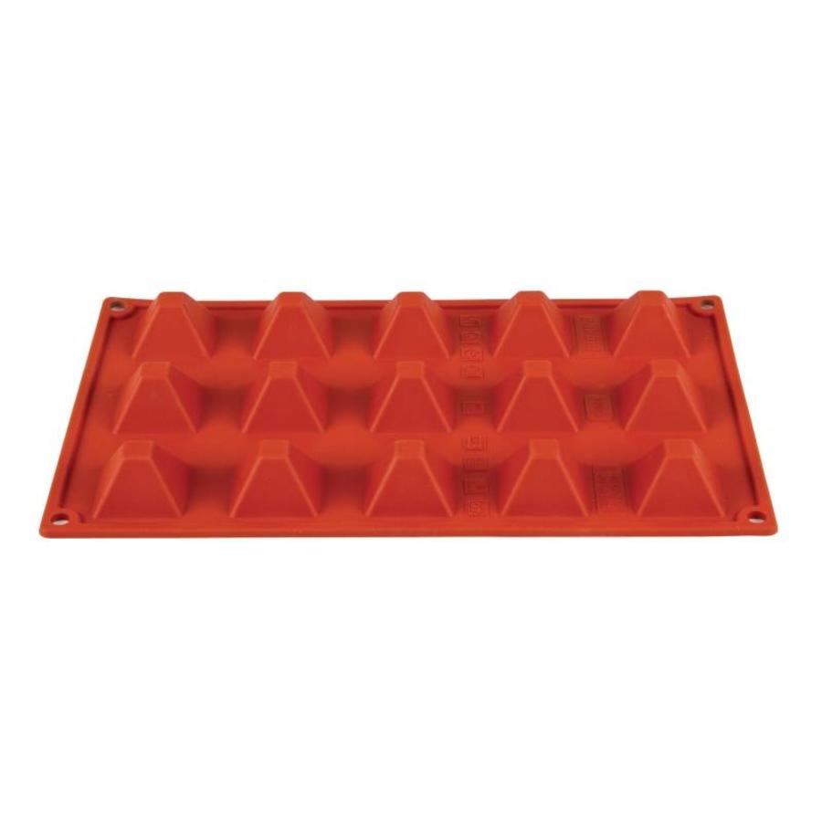 Moules à gâteaux en silicone rouge | 15 formes