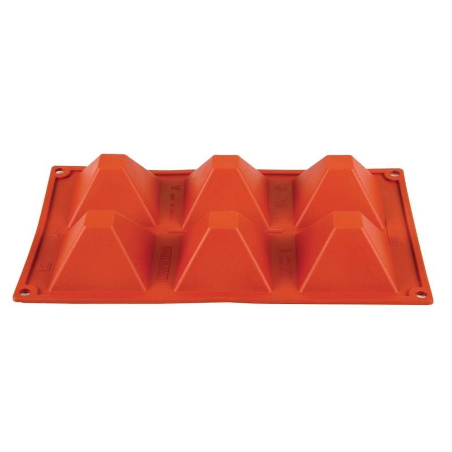 Formaflex silicone baking tin | 6 pyramid shapes