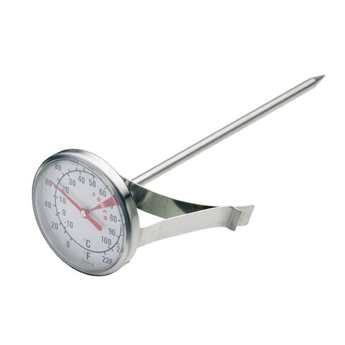  HorecaTraders Heißmilch-Knopfthermometer, 4,5cm 