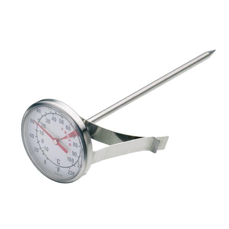 Heißmilch-Knopfthermometer, 4,5cm