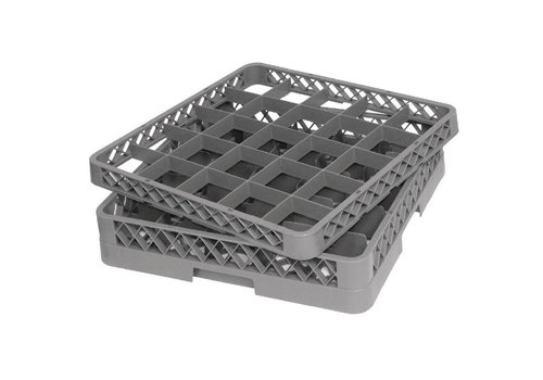  HorecaTraders Bord de fixation du panier à verres | 25 paniers en verre 