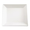 HorecaTraders Pure Melamine Square Dish White | 3(H) x 37(L) x 37(W)cm