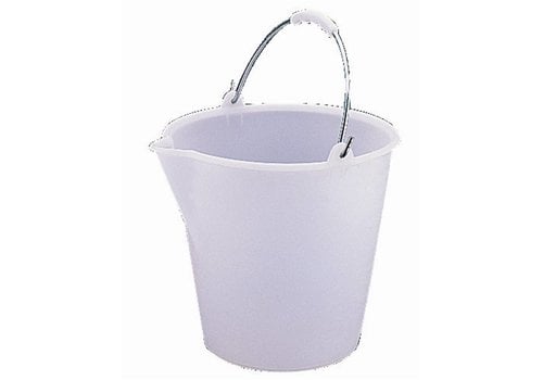  HorecaTraders Plastic bucket with pouring rim 12 liters 