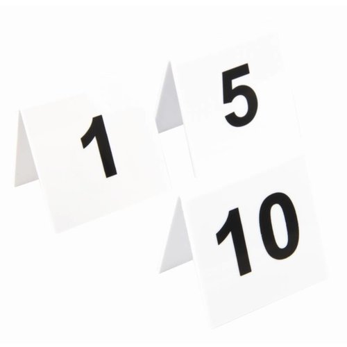  HorecaTraders Table numbers 1 to 40 | 4 choices 