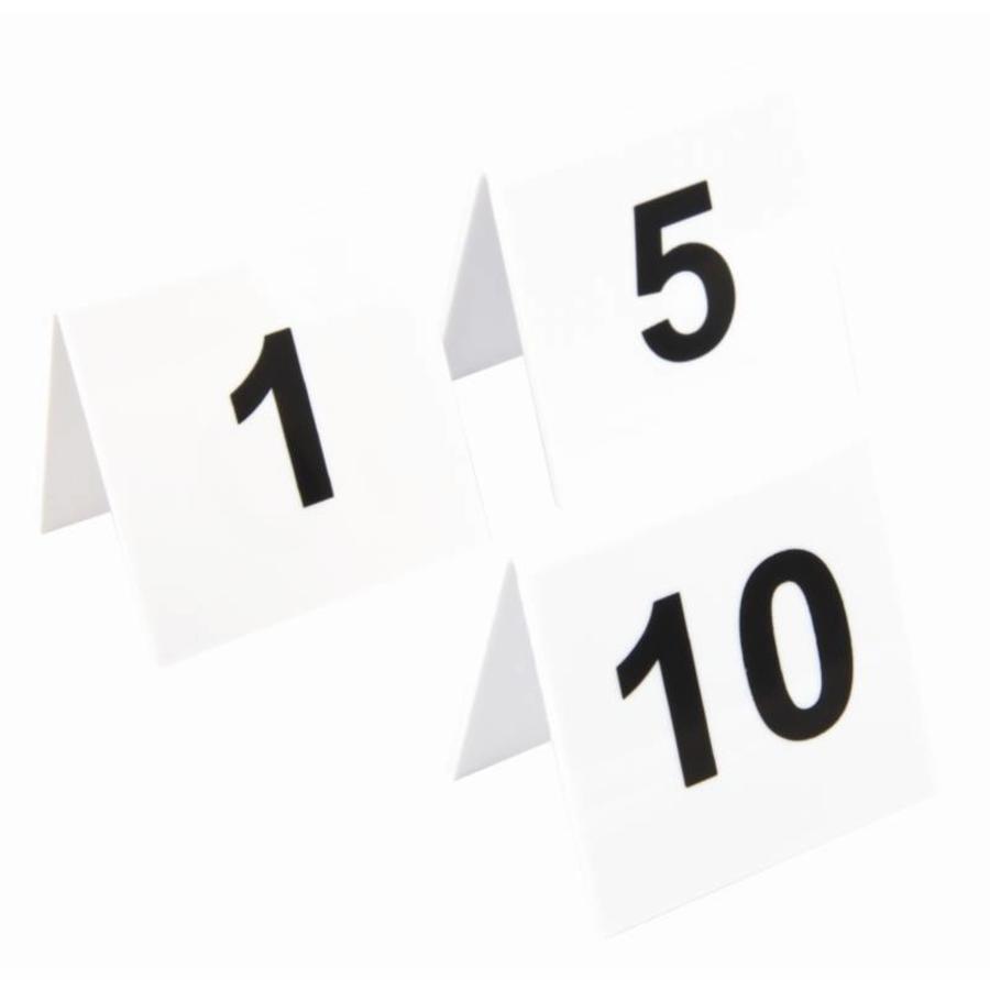 Numéros de tableau 1 à 40 | 4 choix