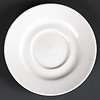 HorecaTraders Soucoupes à expresso en porcelaine 11 cm (6 pièces)