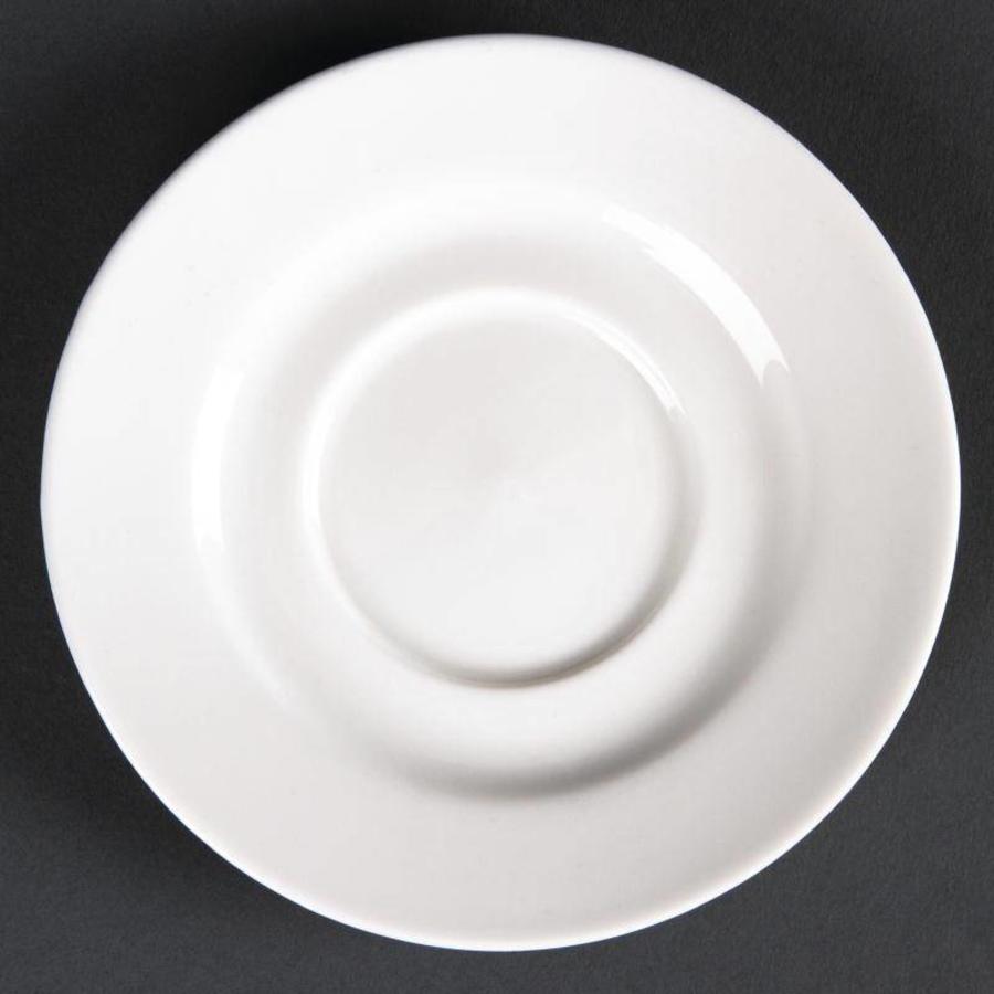 Soucoupes à expresso en porcelaine 11 cm (6 pièces)