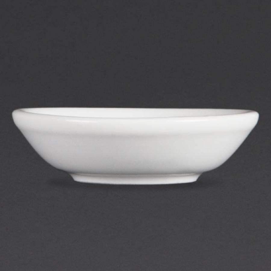 Olympia Whiteware Soy sauce bowl white round 7cm (12 pieces)