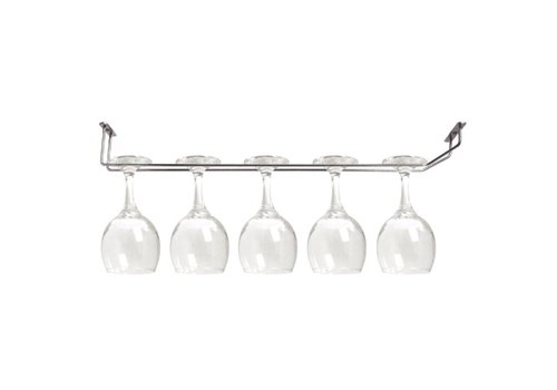  HorecaTraders Chrome Plated Glass Rack | 61 cm 