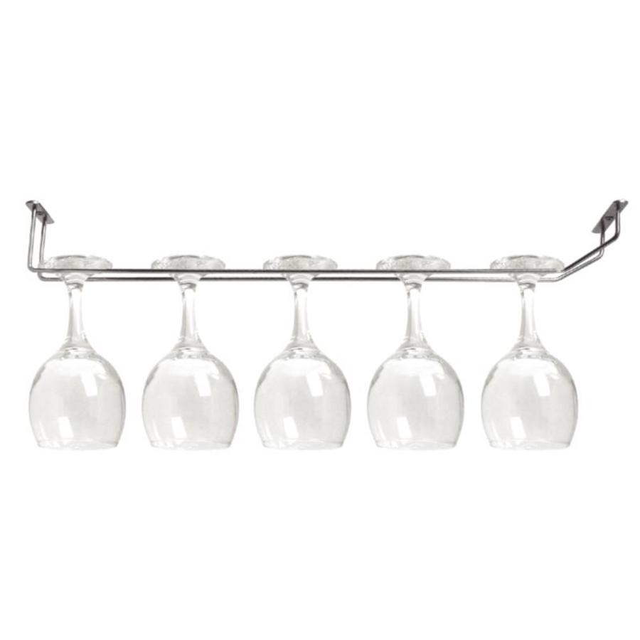 Chrome Plated Glass Rack | 61 cm