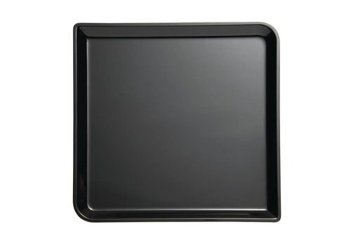  HorecaTraders Trays for buffet system black 290x290x20mm 