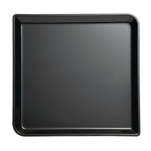  HorecaTraders Trays for buffet system black 290x290x20mm 