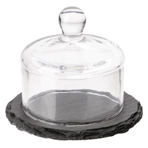  HorecaTraders Butter Dish | With a lid 