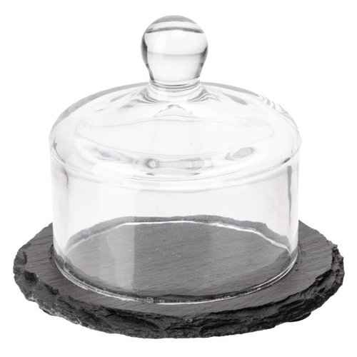  HorecaTraders Butter dish | With lid 