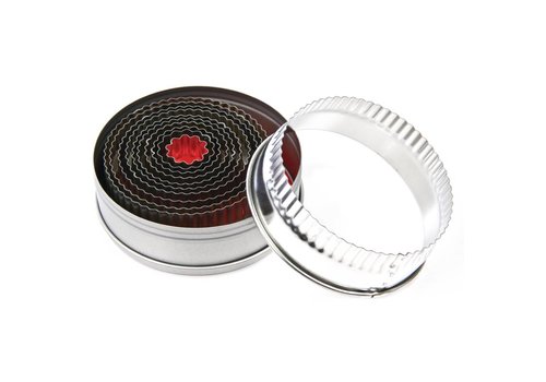  Vogue Geriffelte Backformen 10cm | Satz von 11 Stück 