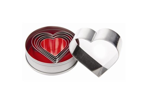  Vogue Heart shape smooth edge | set of 6 