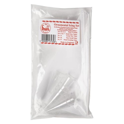  HorecaTraders Spritzbeutel 4 x 16 cm | 8 Düsen 