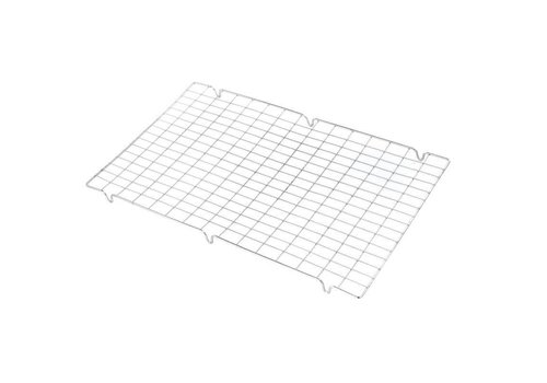 HorecaTraders Grille de refroidissement en acier inoxydable | 42 x 25 cm 