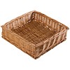 HorecaTraders Panier de table carré | 24 x 24 x 7 cm