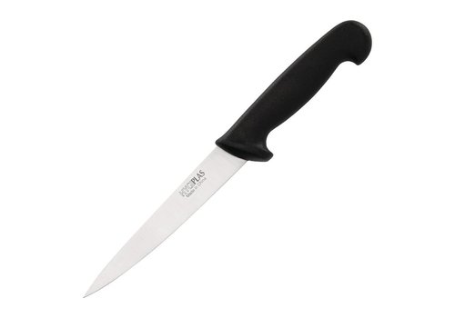  Hygiplas Couteau à fileter noir | 15 cm 