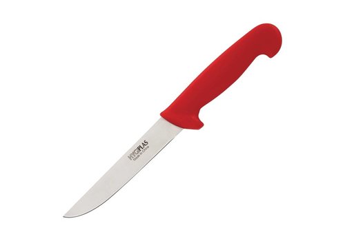  Hygiplas Couteau à désosser Rouge | 15 cm 
