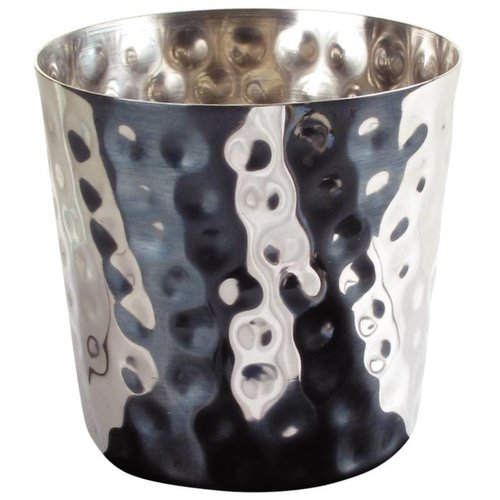  HorecaTraders Edelstahlbecher für Pommes Frites | H 8,5 cm 