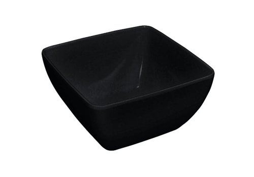  HorecaTraders Kristallon curved bowl, black | 2 Sizes 