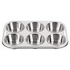 Vogue Deep stainless steel muffin tins | 6 shapes