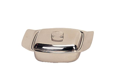  HorecaTraders Butterdose und Deckel, 11,5x18,5cm 