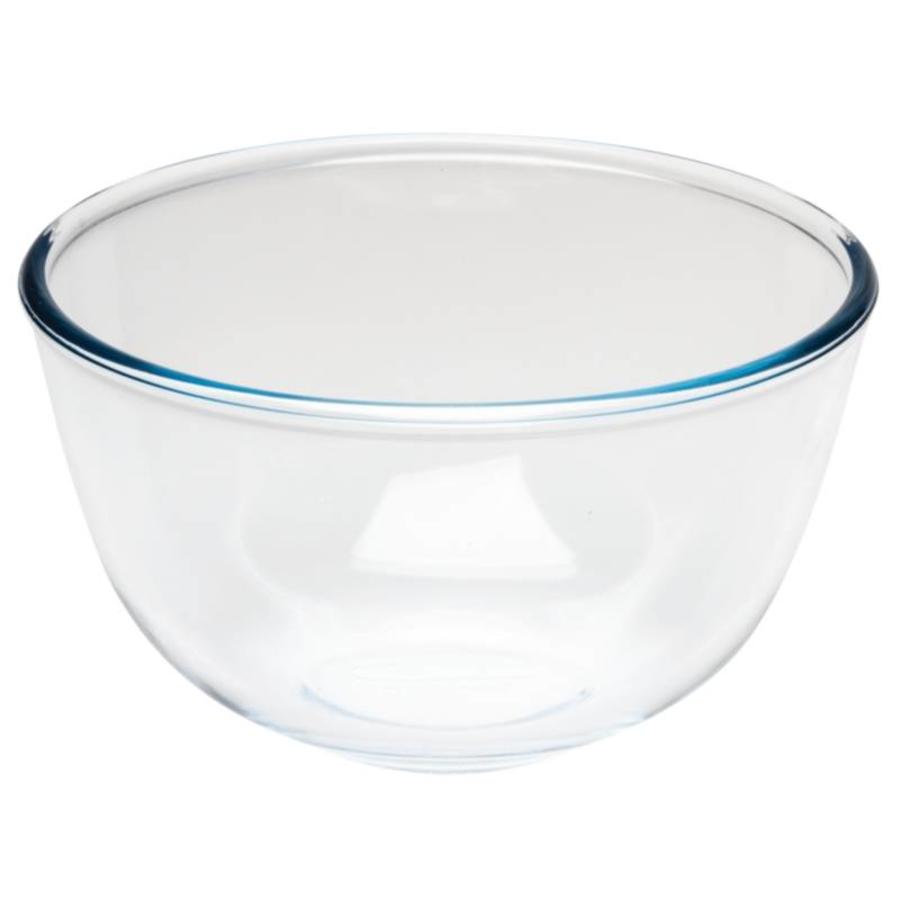 Pyrex glass kitchen bowls, 2 l