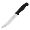 Hygiplas Couteau d'office noir | 12,5 cm (ondulé)