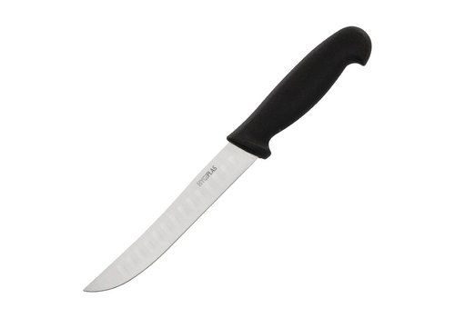  Hygiplas Office knife black | 12.5cm (Waved) 