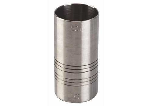  HorecaTraders Stainless steel bar mate | 25 / 50ml 