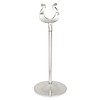 HorecaTraders Table number holder stainless steel | 4 Formats