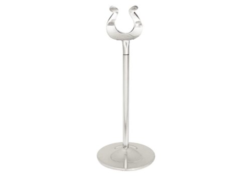  HorecaTraders Porte-numéro de table en acier inoxydable | 4 formats 