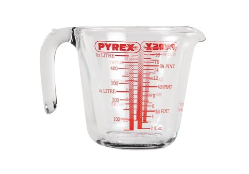  Pyrex Glazen maatbeker | 2 Formaten 