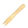 HorecaTraders Fourchette à frites en bois | 9,5 cm