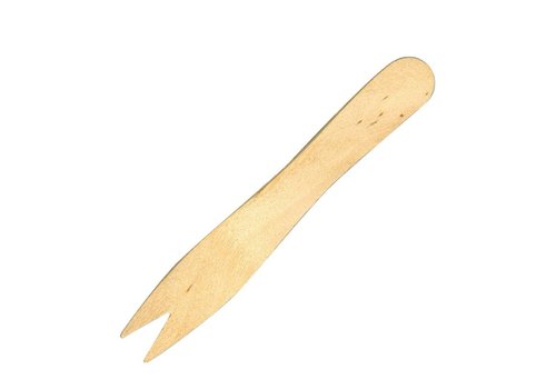  HorecaTraders Wooden French fries fork | 9.5cm 