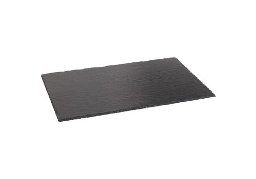  HorecaTraders Assiette de service en ardoise GN 1/4 