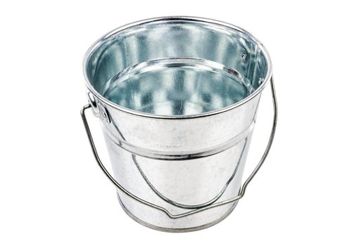  HorecaTraders Round Galvanized Bucket | 2 Formats 