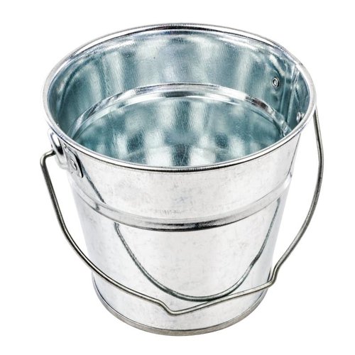  HorecaTraders Round galvanized bucket | 2 sizes 