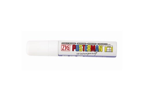  HorecaTraders Marqueur de panneau résistant aux intempéries blanc | 15 mm 