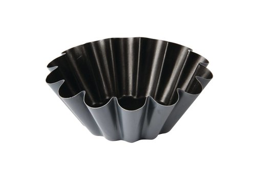 HorecaTraders Moules à gâteaux et à quiches en acier inoxydable | 12 cm 