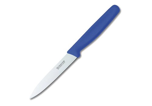  Victorinox Couteau d'office bleu en acier inoxydable | 10 cm 
