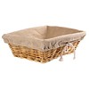 HorecaTraders Bread basket with cover | 9.5(h) x 31.5(w) x 23(d)cm