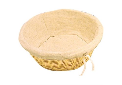  HorecaTraders Bread basket with cover | diameter 23 cm 