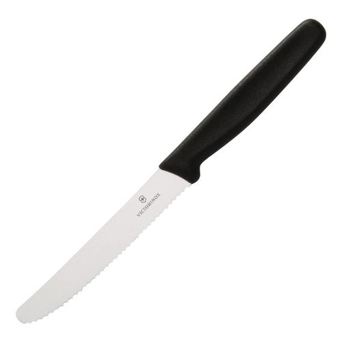  Victorinox Black tomato knife serrated | 11.5cm 