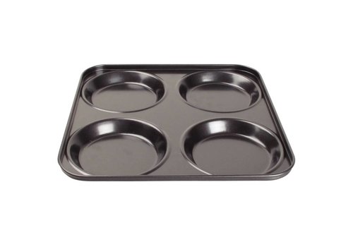  Vogue Non-stick Yorkshire pudding baking tin | 4 tins 