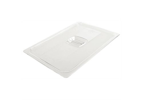  HorecaTraders Couvercle en plastique GN 1/3 transparent 